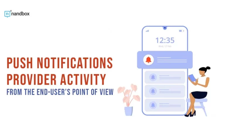 Push notifications provider activity from the end-user’s point of view