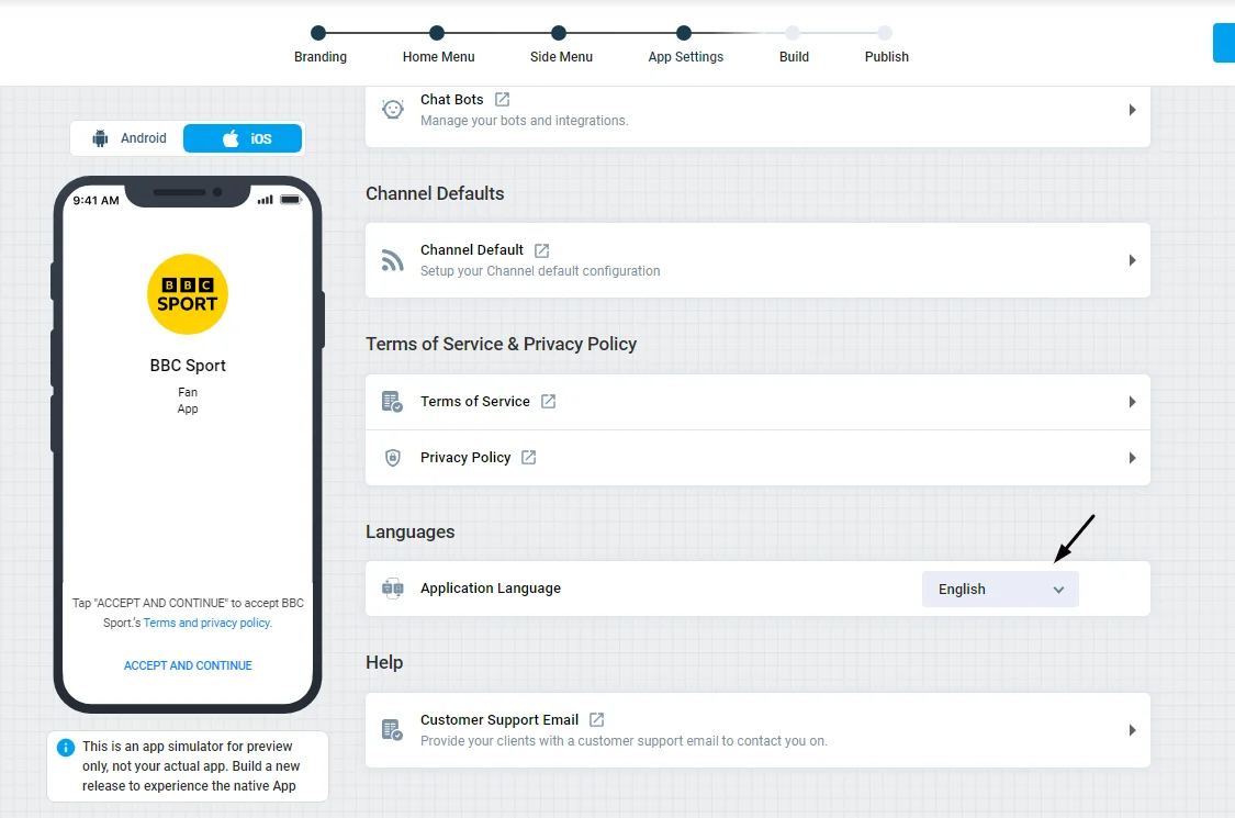 Choose Your App’s Language