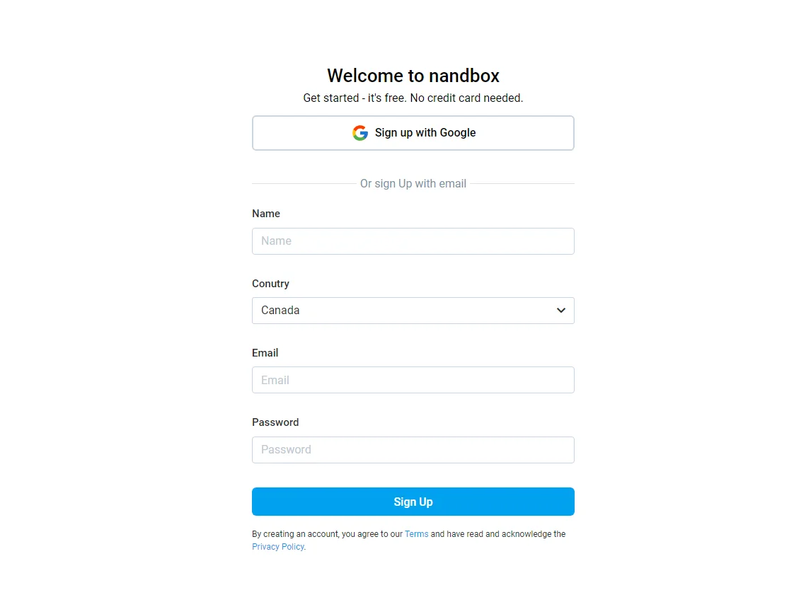 Sign Up!