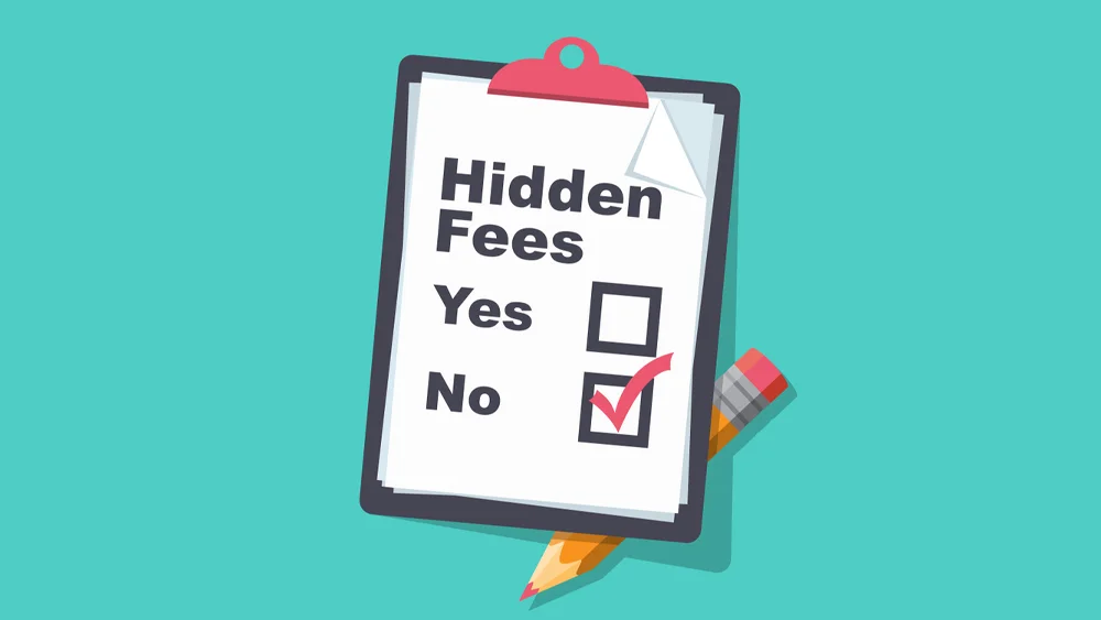 No Hidden Fees
