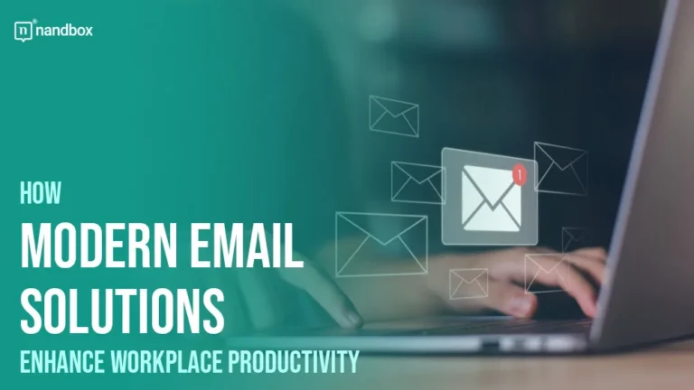 How Modern Email Solutions Enhance Workplace Productivity