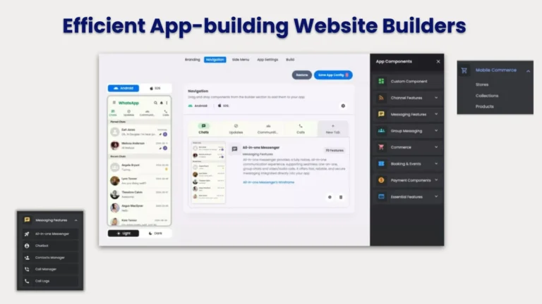 Efficient App-building Website Builders_ Generated Experience