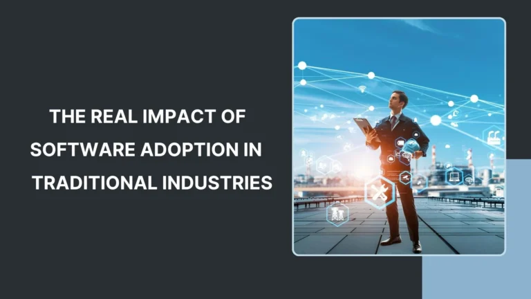 The Real Impact of Software Adoption in Traditional Industries