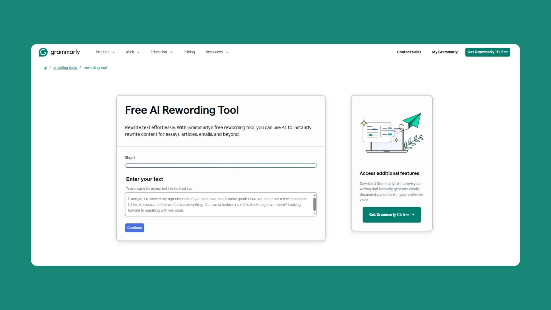 Correct your paragraph grammatically using grammarly.com.png