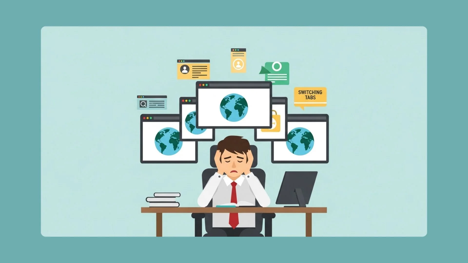 The Stress of Having to Deal with Multiple Domains in Isolation