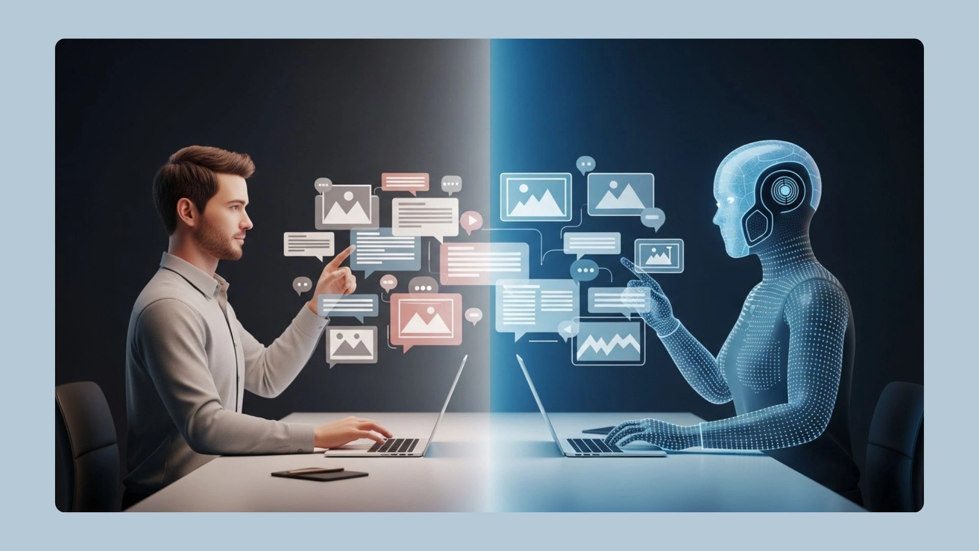 The Future of Human-AI Content Collaboration